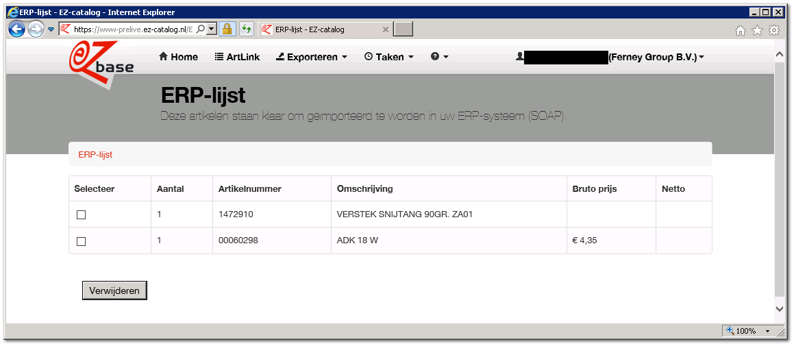 ERP-list
