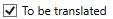 4. To be translated