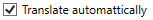 5. Translate automatically