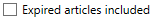 6. Expired articles included
