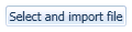 2. Select and import file button