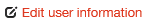 3.  Edit user information