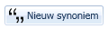 8. Nieuw synoniem