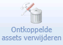 2. Ontkoppelde assets verwijderen knop