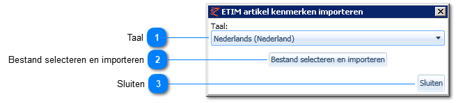 ETIM kenmerken importeren
