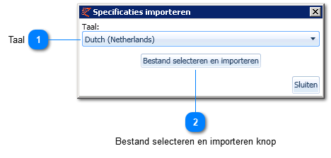 Specificaties importeren