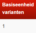 3. Basiseenheid varianten