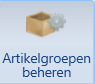1. Artikelgroepen beheren knop