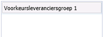 5. Overzicht voorkeursleveranciersgroepen