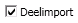 1. Deelimport