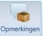 2. Opmerkingen knop