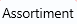 1. Assortiment tab