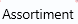 1. Assortiment tab