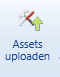2. Assets uploaden knop